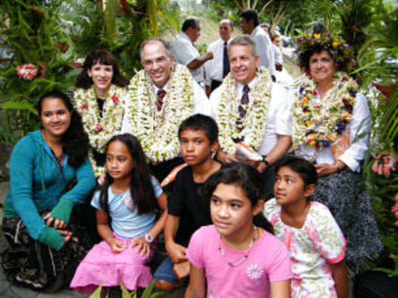 Elder Neil L. Andersen, of the Quorum of the Twelve visits the Pacific area in Jan. 2011.
