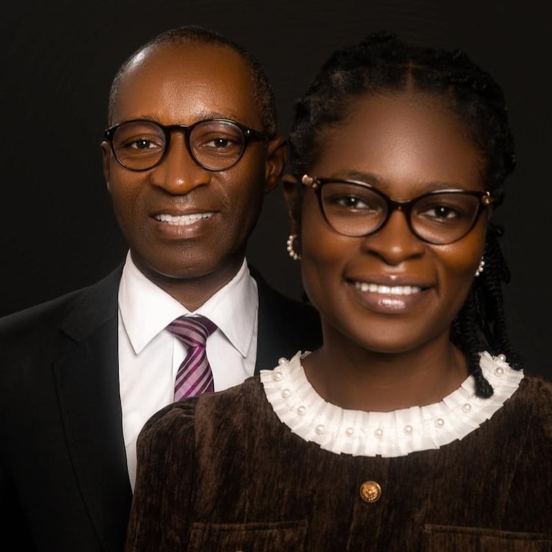 Ikechukwu J. Ibe and Freda O. Ibe, who will serve as president and companion of the Nigeria Aba Mission beginning in July 2026.