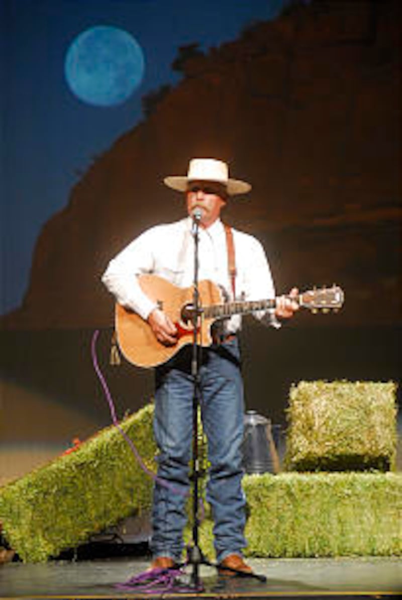 Kenny Hall performs during Jacob Hamblin Days.