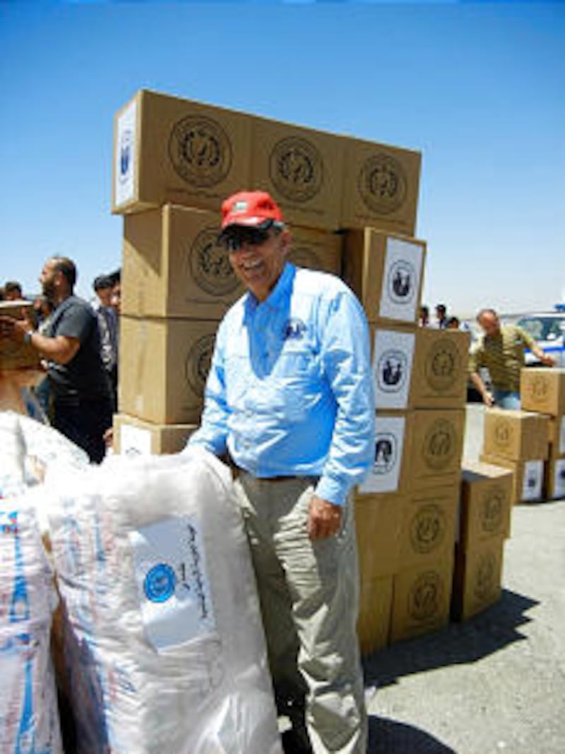 Elder Jim Anderson — who serves with his wife, Karyn, as a full-time humanitarian couple for the C