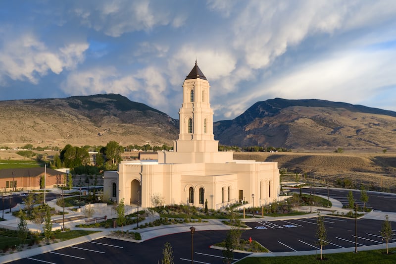 The exterior of the Cody Wyoming Temple.