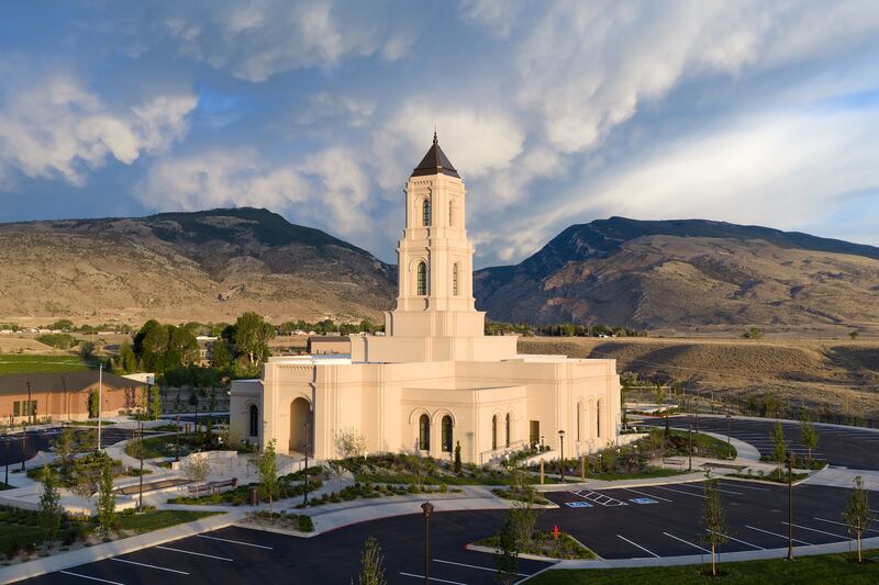 The exterior of the Cody Wyoming Temple.