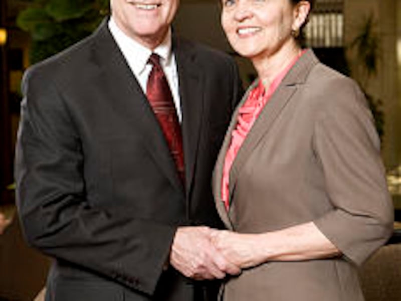 Elder Larry R. Lawrence and Sister Laurel Stott Lawrence met in high school several years before he