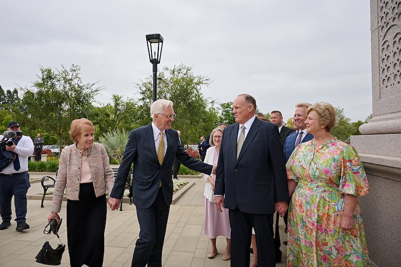 President D. Todd Christofferson, second counselor in the First Presidency of The Church of Jesus Christ of Latter-day Saints, arrives for the dedication of the Yorba Linda California Temple in Yorba Linda, California, on Sunday, June 7, 2026.