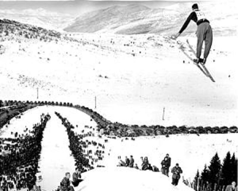 Tournaments such as this one in 1937 helped establish Utah as a ski destination.