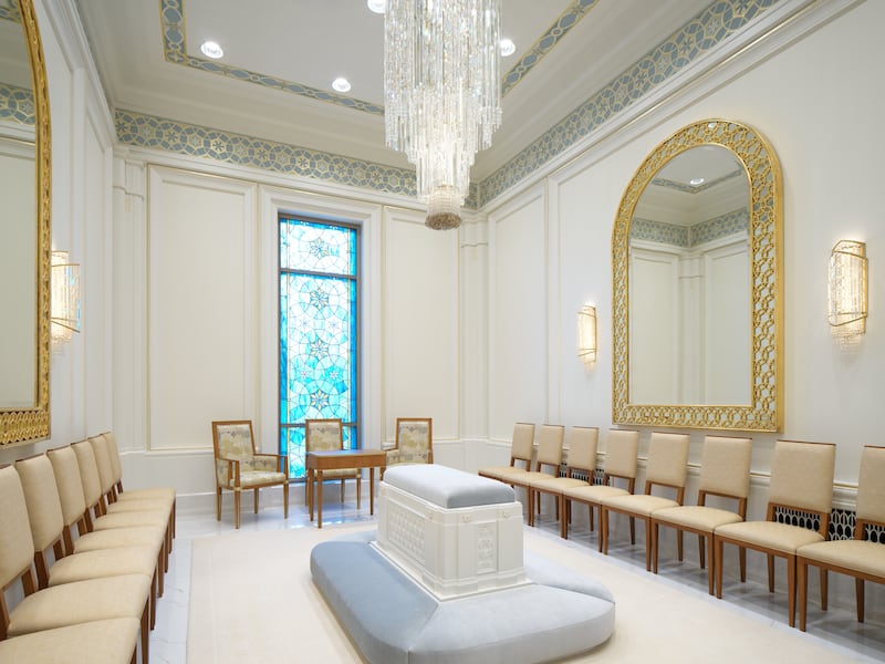 A sealing room in the Belo Horizonte Brazil Temple.