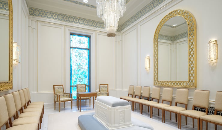 A sealing room in the Belo Horizonte Brazil Temple.