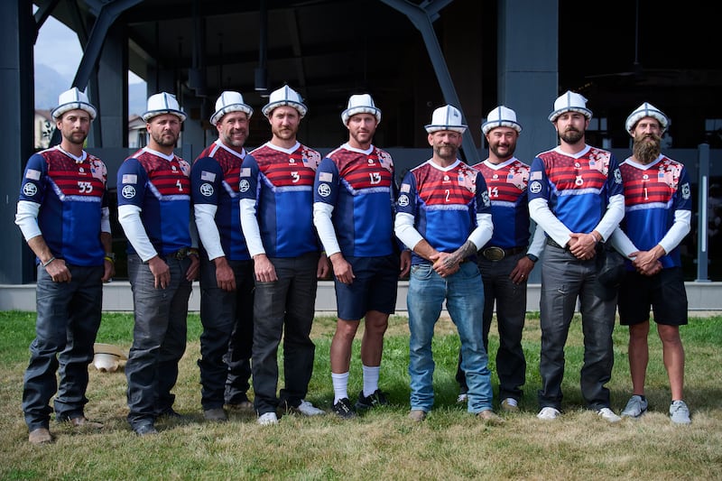 Members of Team USA stand together at the sixth World Nomad Games, held Aug. 31 to Sept. 6, 2026, in Bishkek and Cholpon-Ata, Kyrgyzstan.