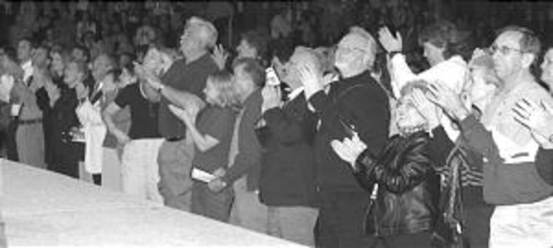 Standing ovations from appreciative admirers were plentiful during the Tabernacle Choir's two-day co