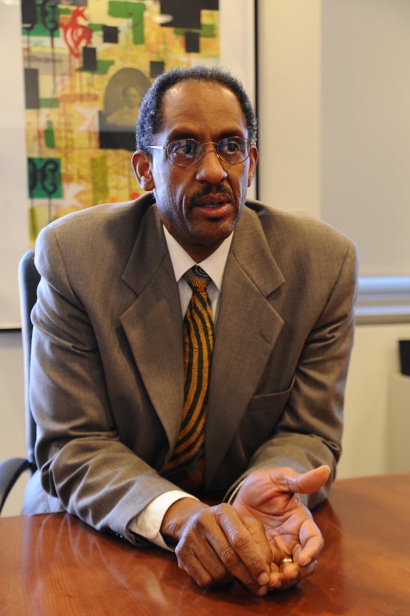 Dr. Ronald B. Mincy of Columbia University the featured speaker at the annual Marjorie Pay Hinckley Lecture on BYU campus in Provo, Utah, on Feb. 9, 2023.