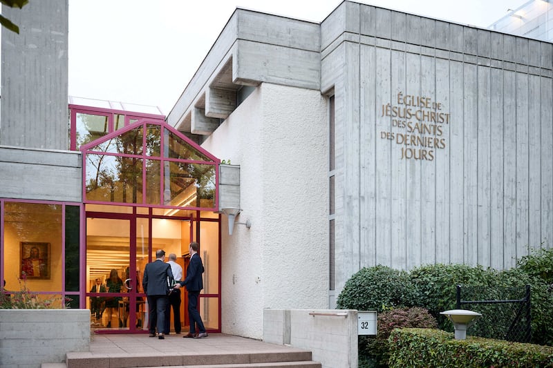 A meetinghouse of The Church of Jesus Christ of Latter-day Saints in Geneva, Switzerland.