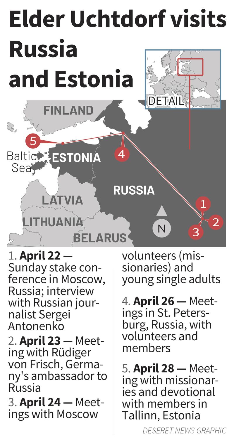 Uchtdorf in Russia