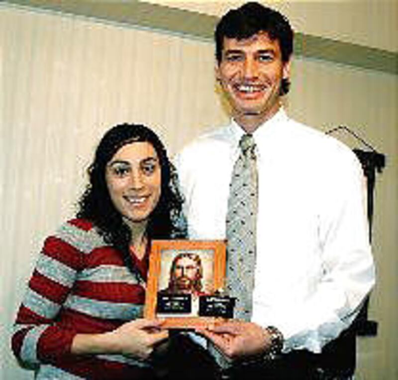 Guillermo Franco with his wife, Lorena.