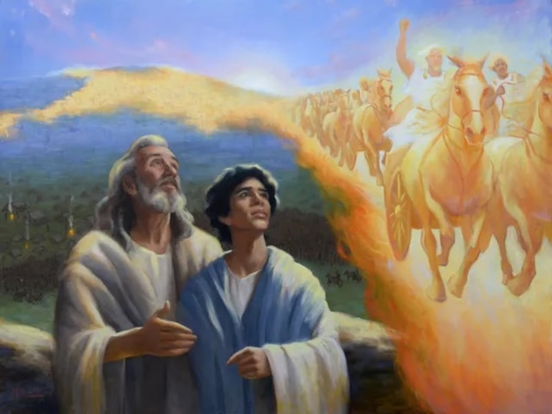 "Fear not: for they that be with us are more than they that be with them" is by Stacy Minch.