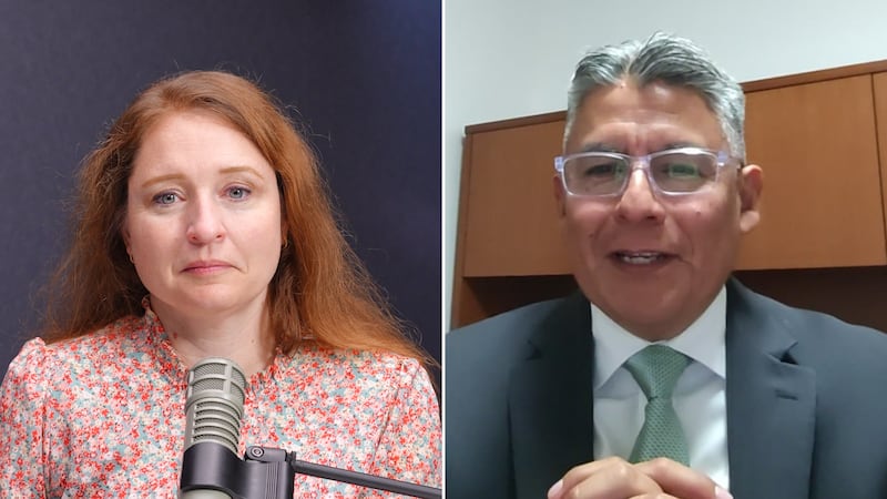 Mary Richards and Grand Blanc Michigan Stake President Marcelino Sanchez speak via video conferencing for an episode of the Church News podcast published Monday, Sept. 28, 2026.