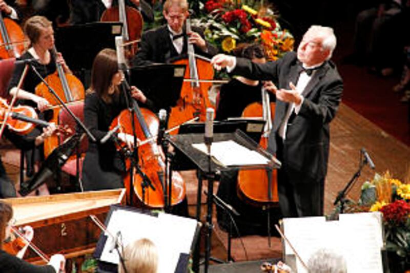 Autumn concert of Orchestra at Temple Square, Oct. 21. conducted by Igor Gruppman.