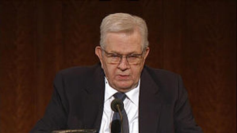 President Boyd K. Packer of the Quorum of the Twelve