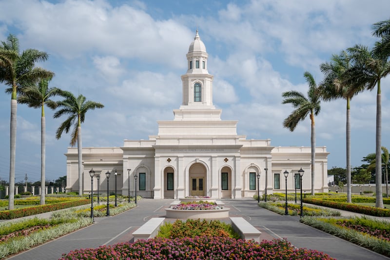 The exterior of the Managua Nicaragua Temple.