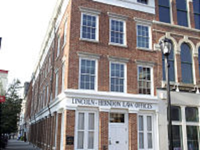 Lincoln-Herndon Law Offices in Tinsley Building is where the future president practiced law. On seco