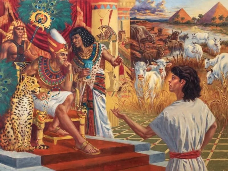 "Joseph, the Dream Interpreter" is by Kristi Kirisberg Harmon.