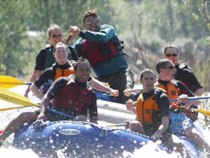 Harbour Pointe Ward Scouts and parents enjoy whitewater rafting venture down Washington's Wenatchee