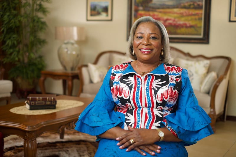 Emelia Ahadajie is interviewed for a "Voices for Faith" episode of the Church News' 2026 "Living Record" documentary series.