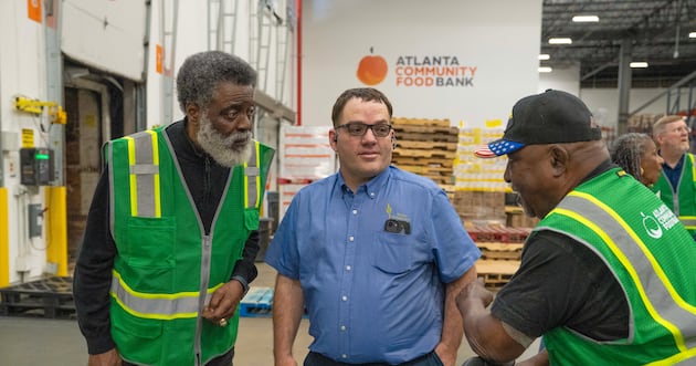 Black 14 and College Football Hall of Fame collaborate with the Church to donate food in Atlanta