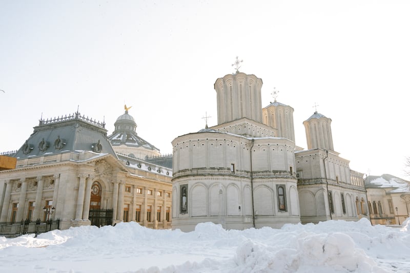 The Patriarchal Cathedral in Bucharest, Romania.