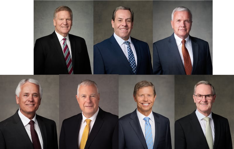 The seven General Authority Seventies — given emeritus status effective Aug. 1 at the April 2026 general conference .