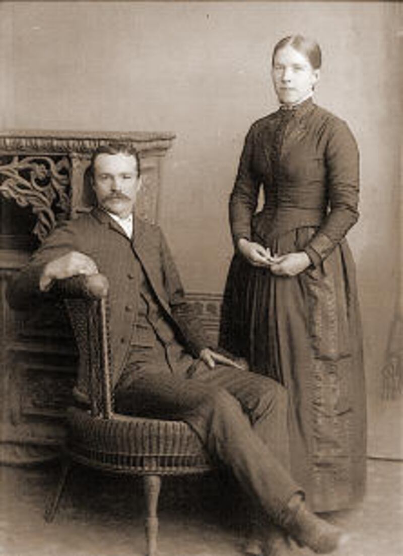 William E. and Hannah Stokes in 1910. William was the great-grandfather of Larry Stokes and the firs