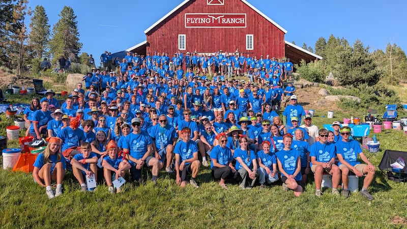 Spokane Valley Washington Stake Trek participants smile for a photo on June 24, 2026 in Bend, Idaho.
