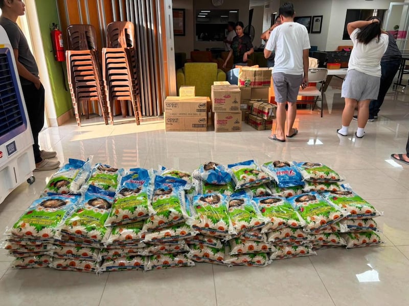 Local members of The Church of Jesus Christ of Latter-day Saints prepare to transport 200 food kits from General Santos City to the people of Gran and Arabel on June 10, 2026, in response to the recent magnitude 7.8 earthquake in Mindanao, Philippines.