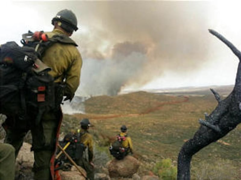 This is the last photo that Andrew Ashcraft sent to his wife before he was killed in the Arizona wil