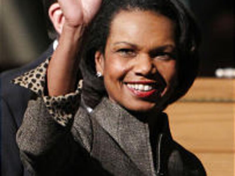 Former Secretary of State Condoleezza Rice