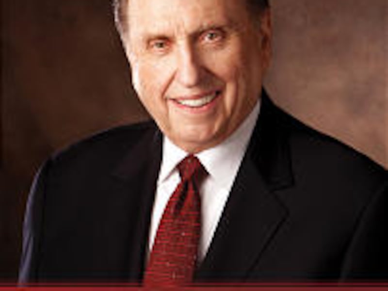 Cover of President Thomas S. Monson's new biography August 2010.