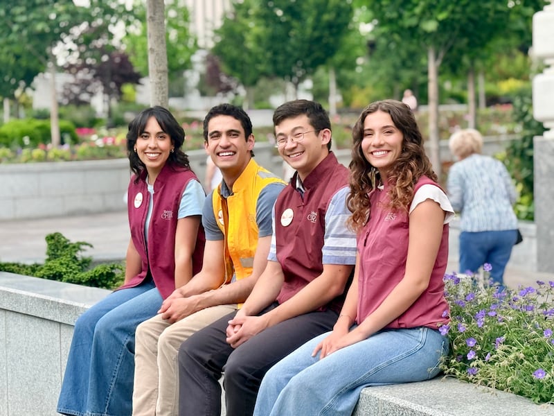 Young-adult volunteers for the Salt Lake Temple Celebration in 2027.