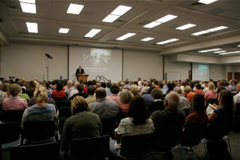 Brother Russell T. Osguthorpe speaks during BYU Campus Education Week on Aug. 17. More than 20,000 p