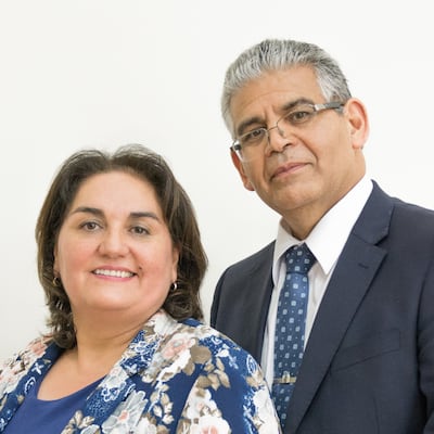 Jeanette Vergara and Carlos Vergara