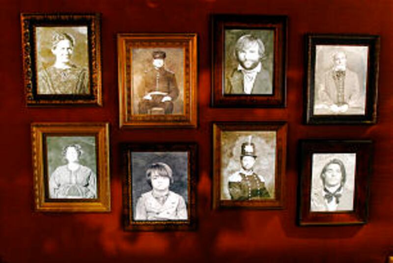 Photos of Mormon Battalion members.