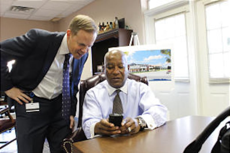 Neal Rackleff and REverent Harvey W. Clemons Jr.
