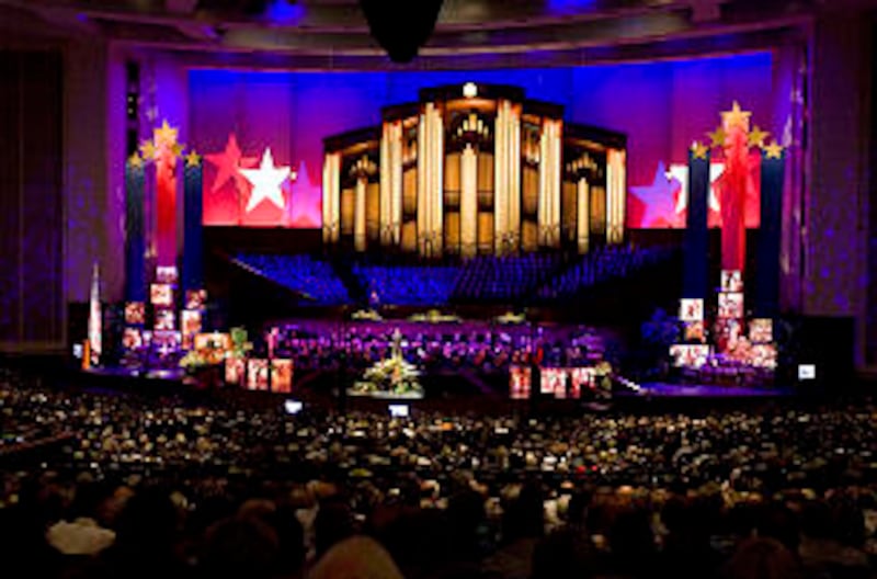 The Mormon Tabernacle Choir, orchestra and guests dedicated both story and song to U.S. armed forces