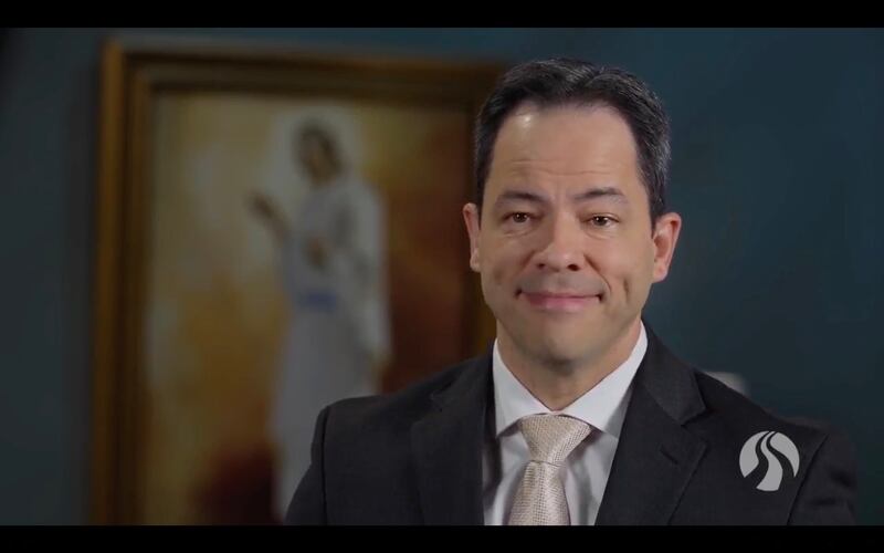 Elder Ronald M. Barcellos, a General Authority Seventy, speaks to BYU–Pathway Worldwide students during a devotional broadcast on Friday, Feb. 6, 2026.