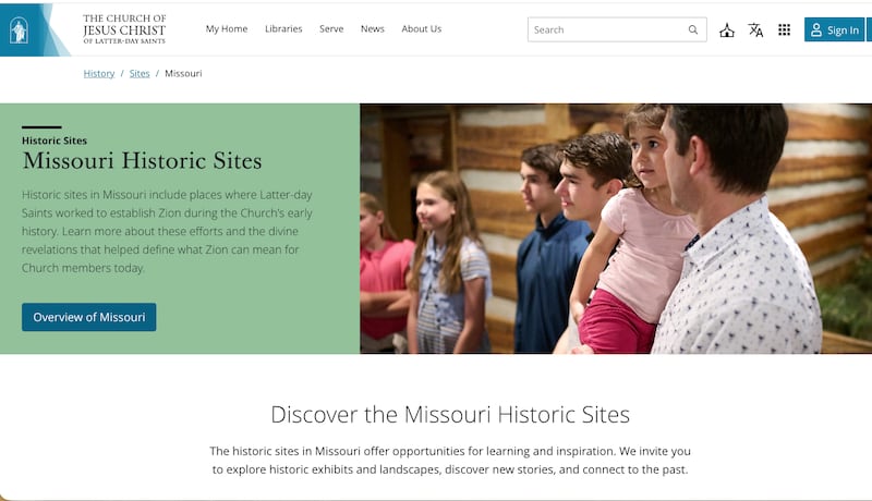 A new website offers historical resources and information for those interested in visiting or learning about the Church’s Missouri historic sites.