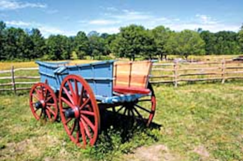 Joseph Smith Sr. farm in Palmyra, New York. photo by Tom Smart7/2001