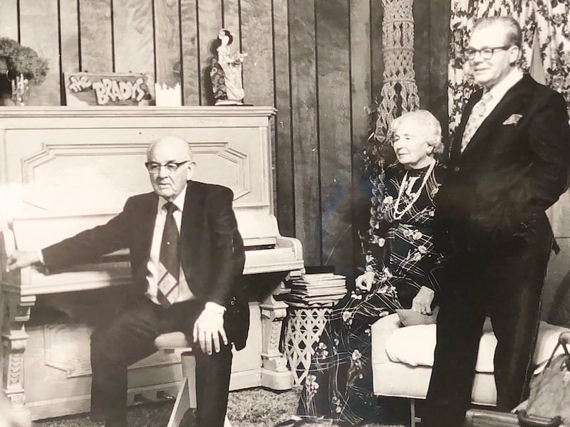While visiting the home of Robert and Glenda Brady in 1975, President Spencer W. Kimball chose to si