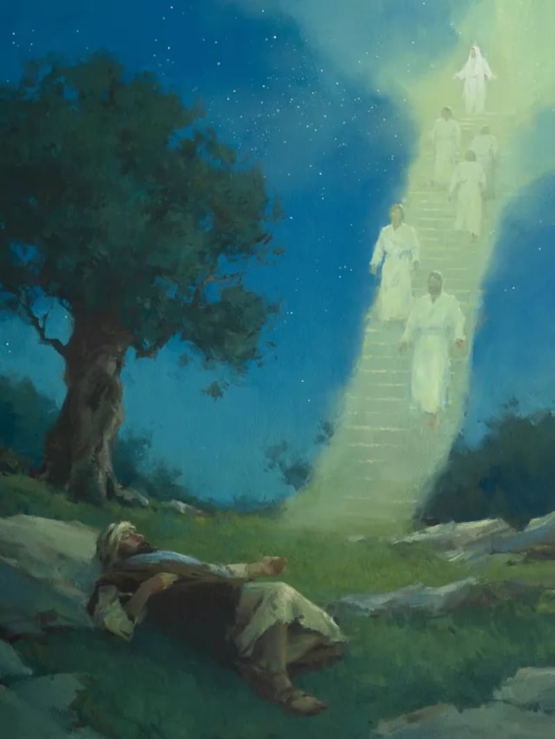 "Jacob's Dream at Bethel" is by J. Ken Spencer.