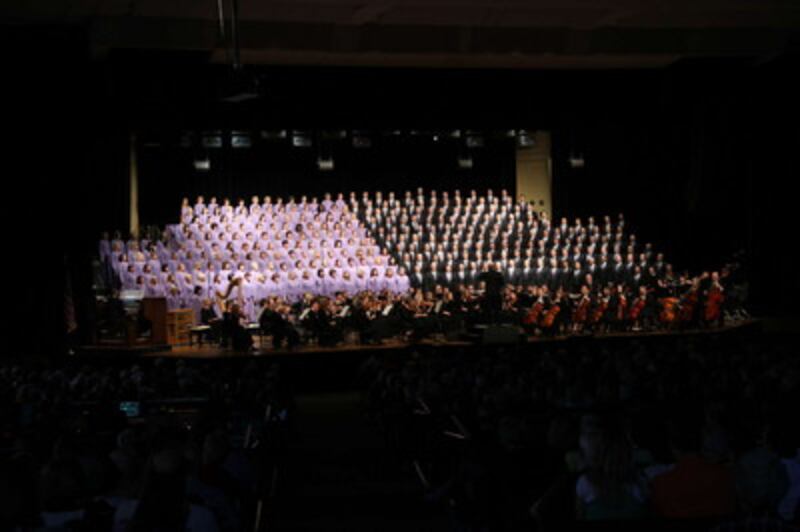The Mormon Tabernacle Choir performs at Ravinia Music Festival on Saturday, June 15.