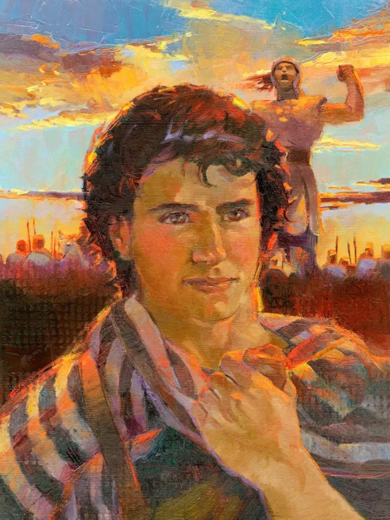 "Illustration of David" is by Dilleen Marsh.