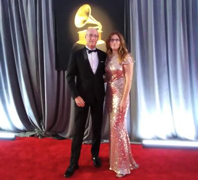 Lansing McLoskey and his wife, Kathleen. McLoskey is the composer of the piece “Zealot Canticles: An oratorio for tolerance.” Conductor Donald Nally and The Crossing (a professional chamber choir) won a Grammy Award for the Best Choral Performance of McLoskey’s piece in 2019.