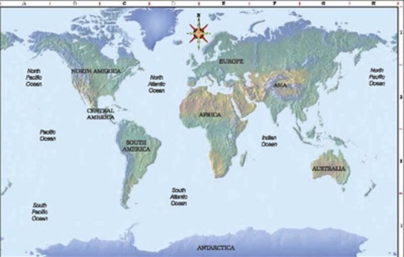 Map of the World.